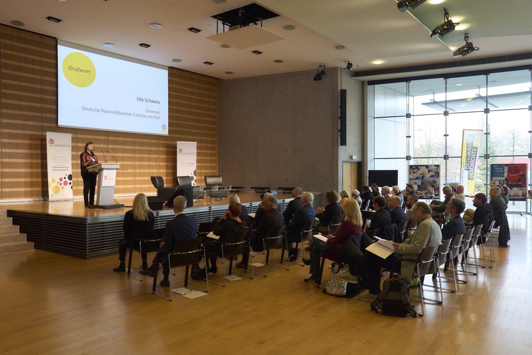 Pressegespräch Stiftung Orte der deutschen Demokratiegeschichte, Frankfurt, 28.10.2024. Foto Alexander Paul Englert