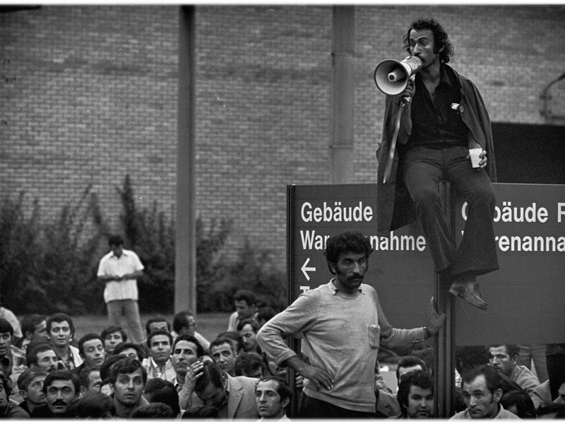 Ford strike, Cologne 1973. Photo: Gernot Huber