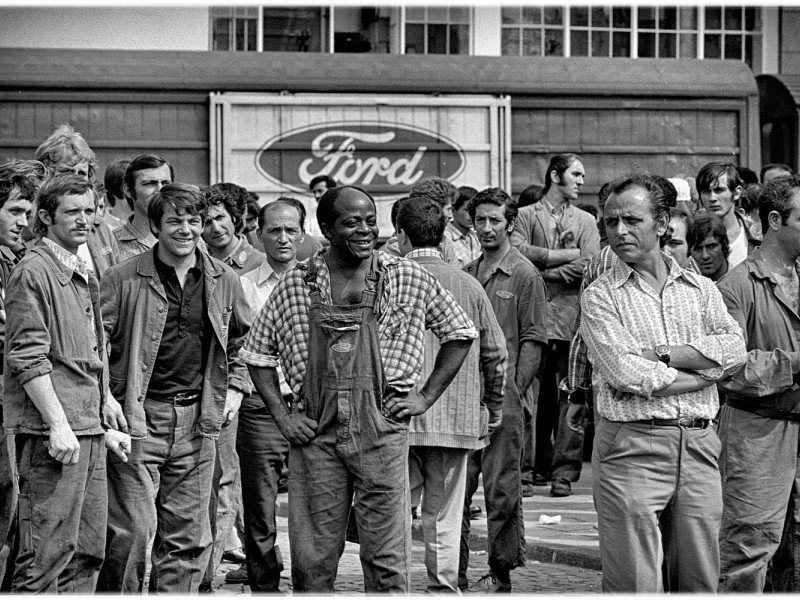 Ford Streik, Köln 1973. Foto: Gernot Huber