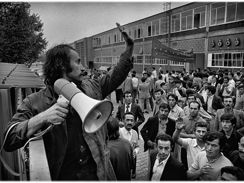 Ford Streik, Köln 1973. Foto: Gernot Huber